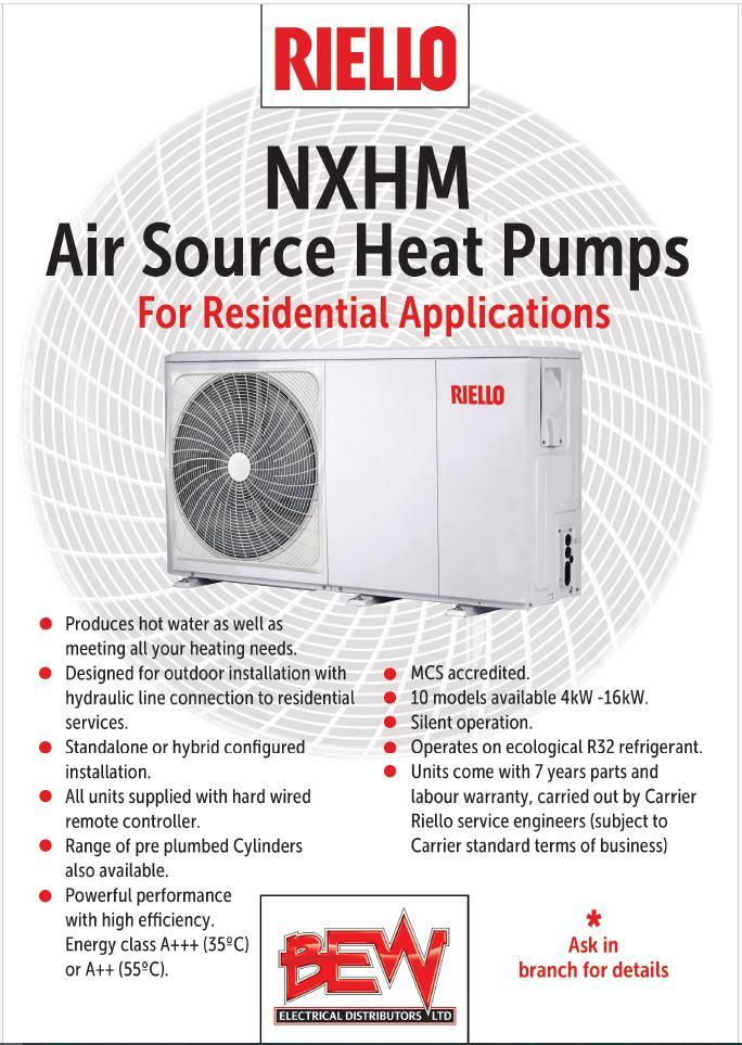 Riello NXHM Air Source Heat Pumps